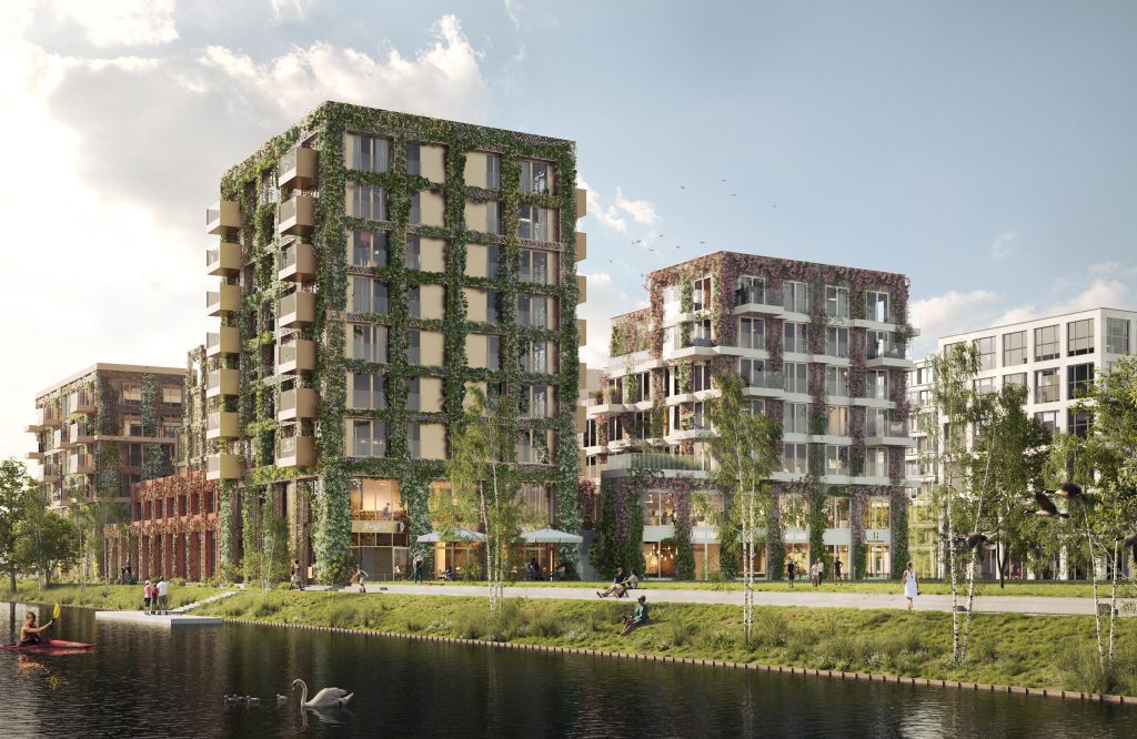 GROEI! in Amsterdam is een voorbeeld van de binnenstedelijke hoogbouw zoals VORM en Sustainer dat voor ogen hebben.