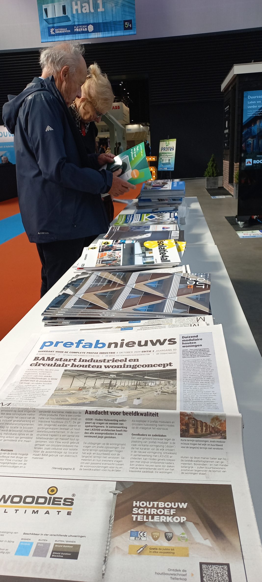 De Brabanthallen in Den Bosch hebben de deuren geopend voor de beurs Prefab.