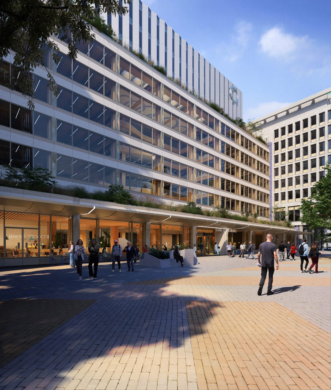 Vanaf 1 augustus 2026 valt het EDGEgebouw op de Coolsingel in Rotterdam niet over het hoofd te zien.