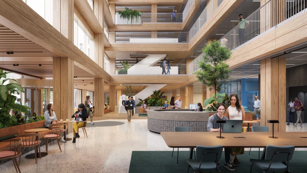 Hout is beeldbepalend. (artist impressions: copyrightwax)