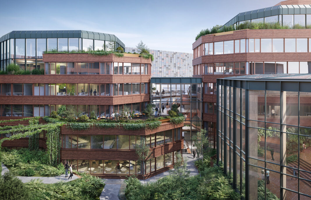 Het iconisch Gildenkwartier transformeert tot duurzaam kantoor boven Hoog Catharijne.