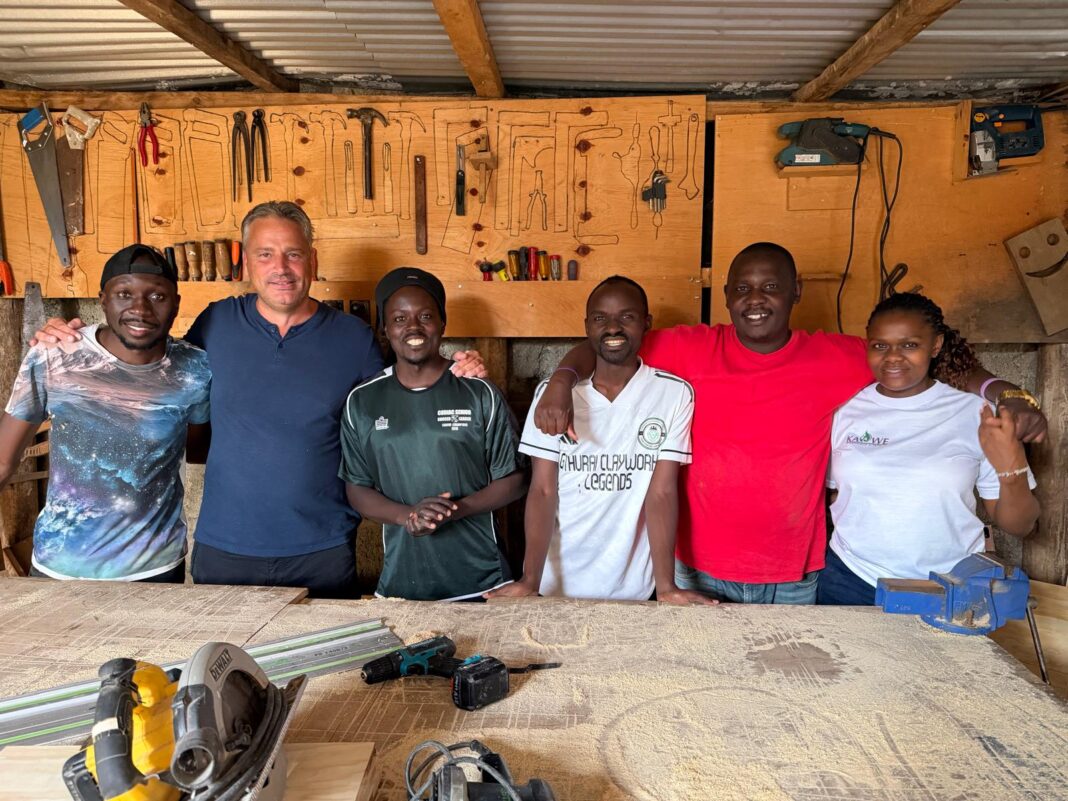 Projectcoördinator Twan Haans bezocht Nairobi eerder al ter voorbereiding.