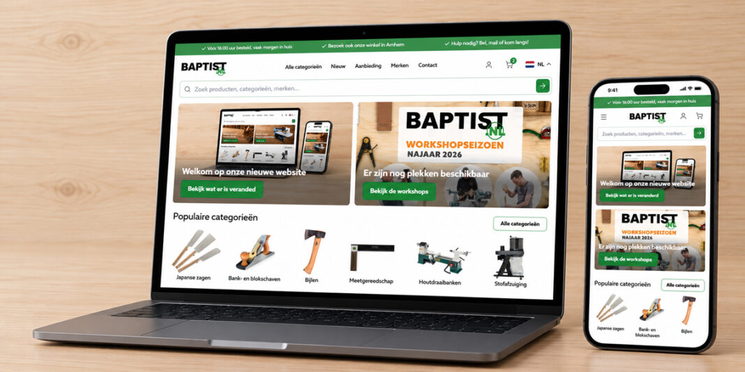 Met de vernieuwde webshop zijn verschillende nieuwe functionaliteiten beschikbaar.